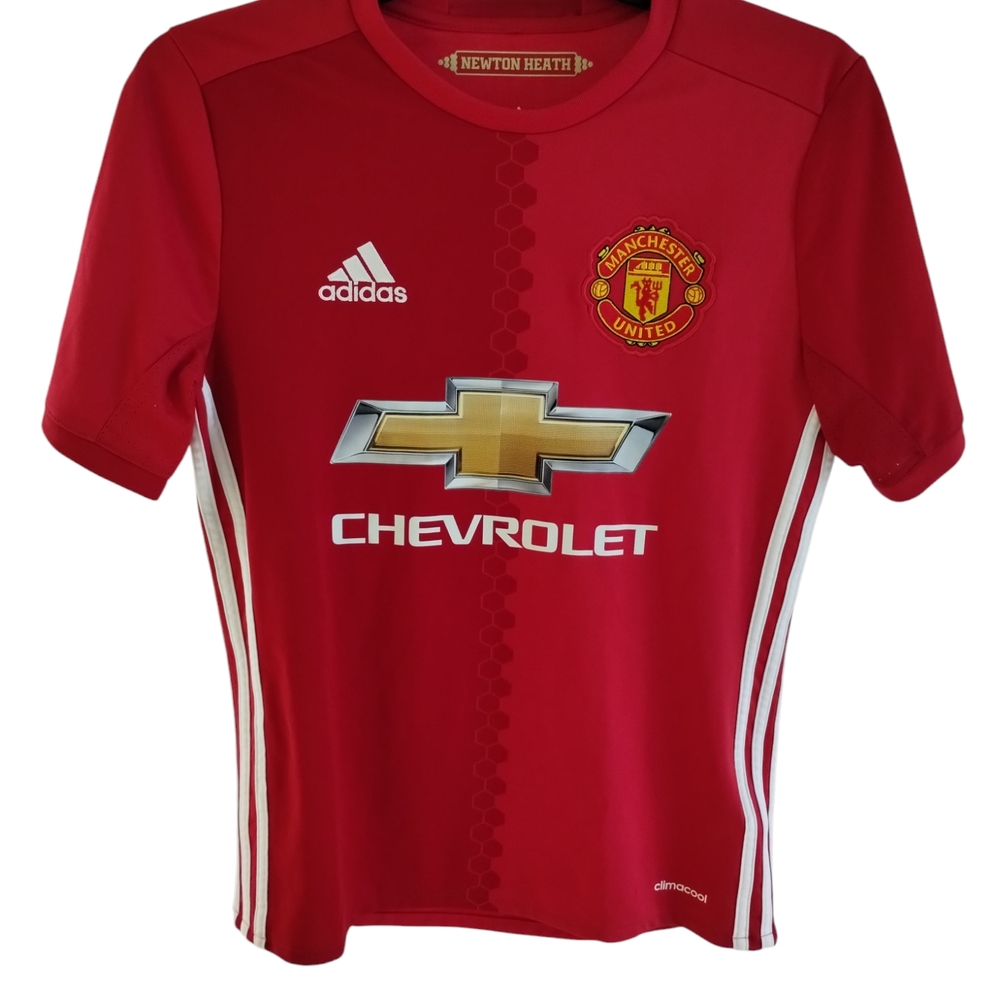 Adidas Kids Red Manchester United Jersey